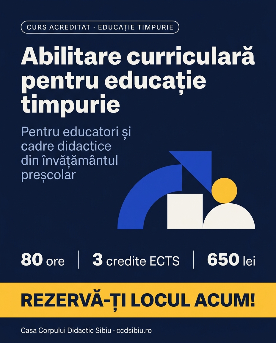 Abilitare curriculară pentru educație timpurie