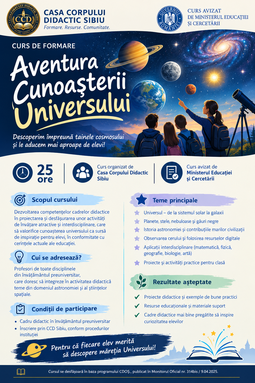 Aventura Cunoașterii Universului